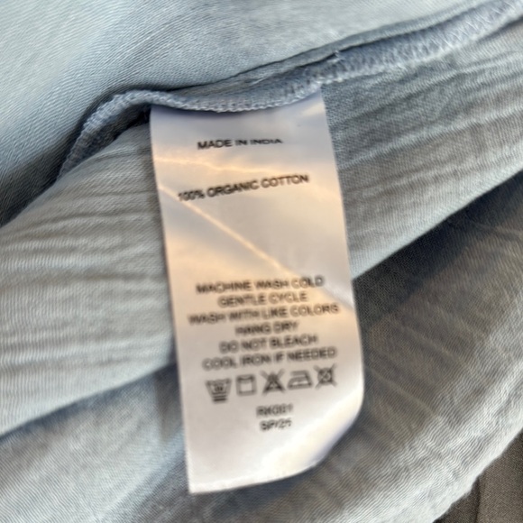 Quince Sky Blue Textured Shirt - Picture 5 of 5